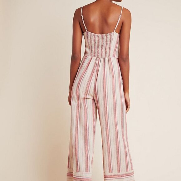 Anthropologie J.O. A Lisanna Tie-Front Jumpsuit - Picture 3 of 12